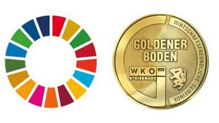 Goldener Boden und SDG Logo