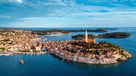 Die Altstadt von Rovinj, Istrien, Kroatien