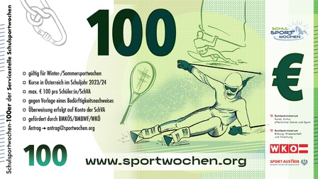 Logo Aktion 100 Euro Schulsportwochen