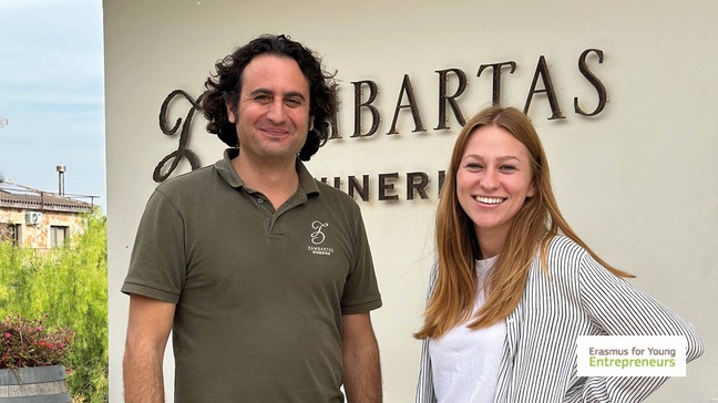 Viktoria Konrad und Marcos Zambartas