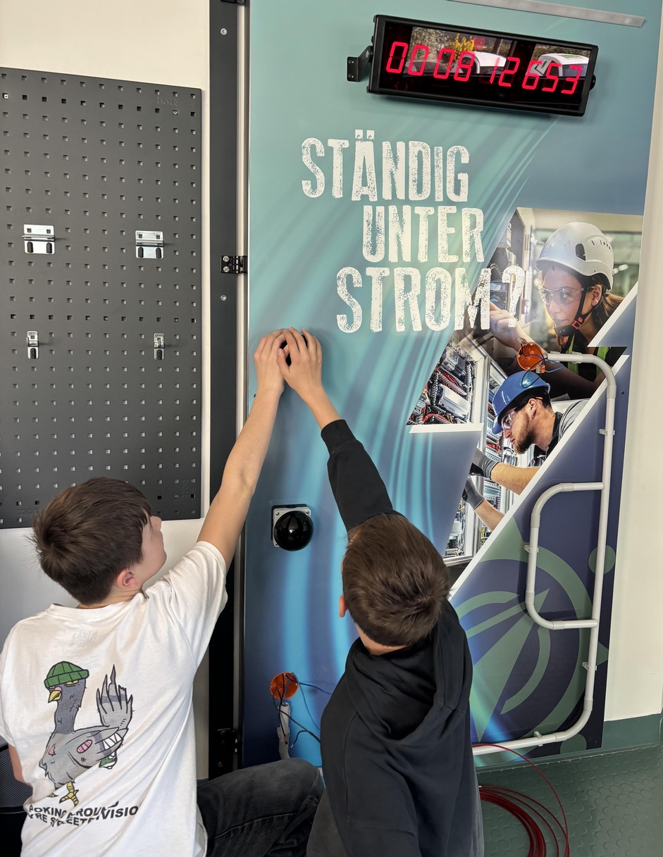 Tom Geier und Leon Polster (v. l.)