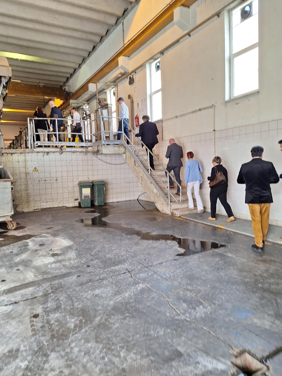 Besichtigung der Ataköy-Kläranlage in Istanbul