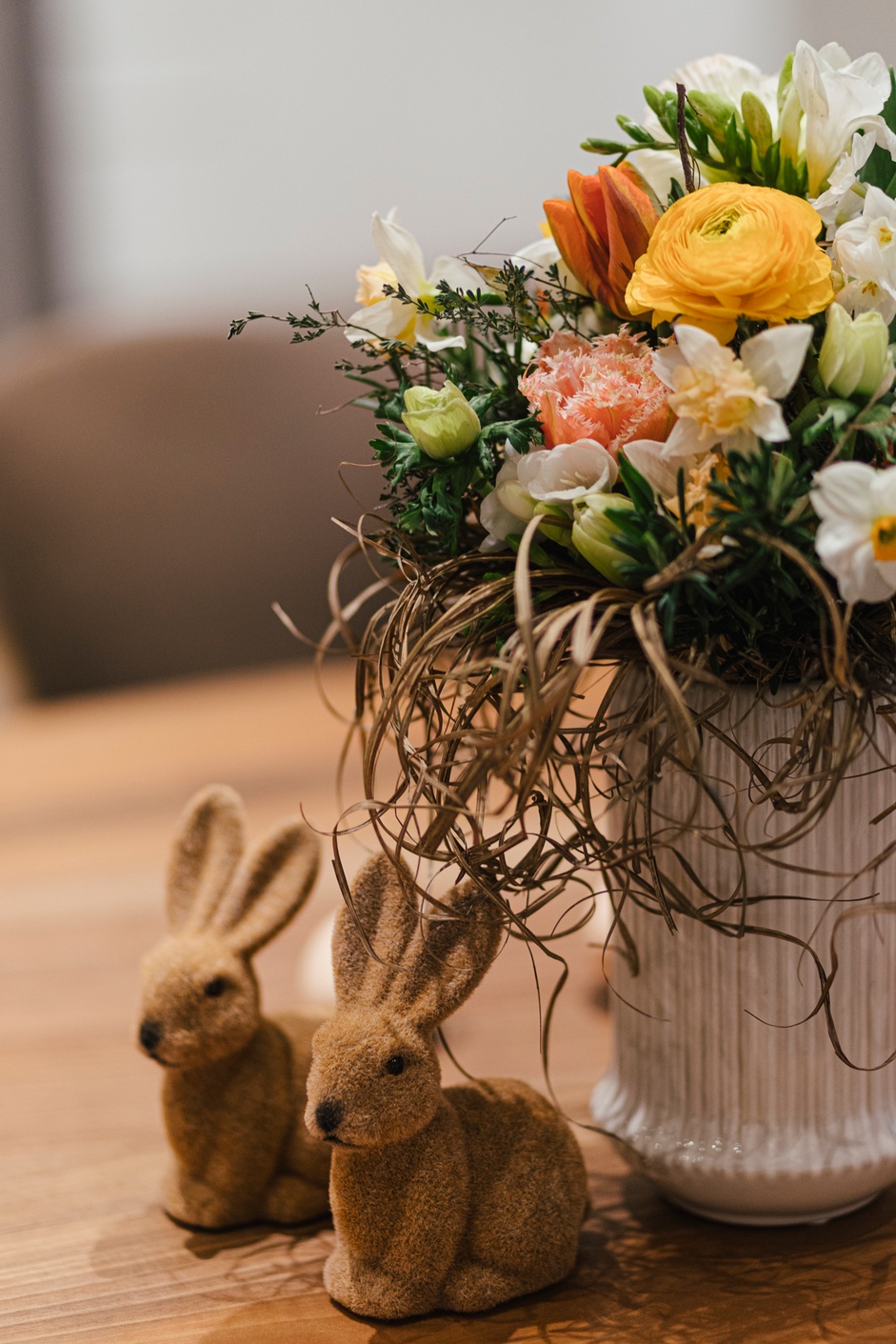 Blumenschmuck Ostern