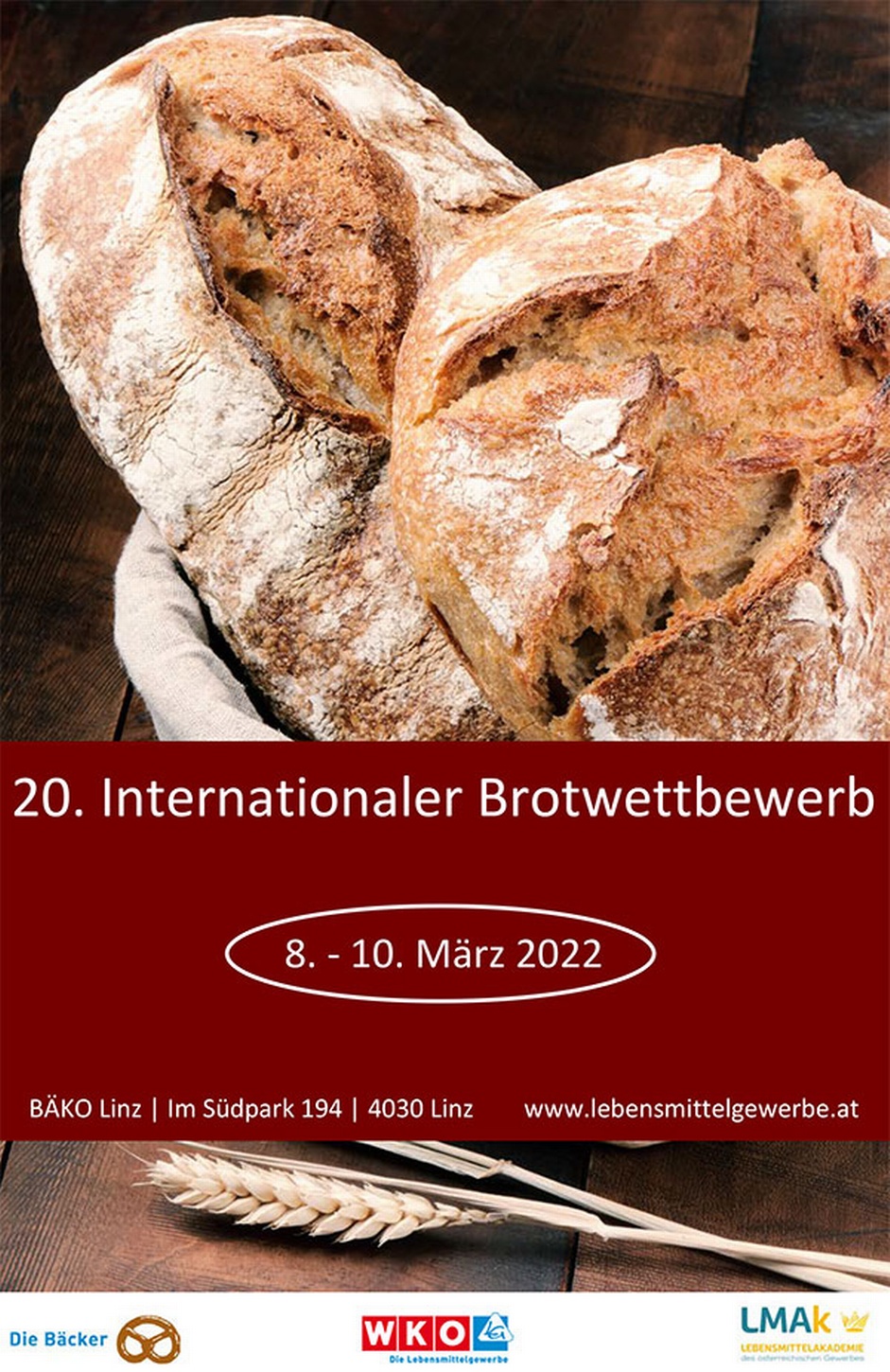 Logo 20. Internationaler Brotwettbewerb 2022