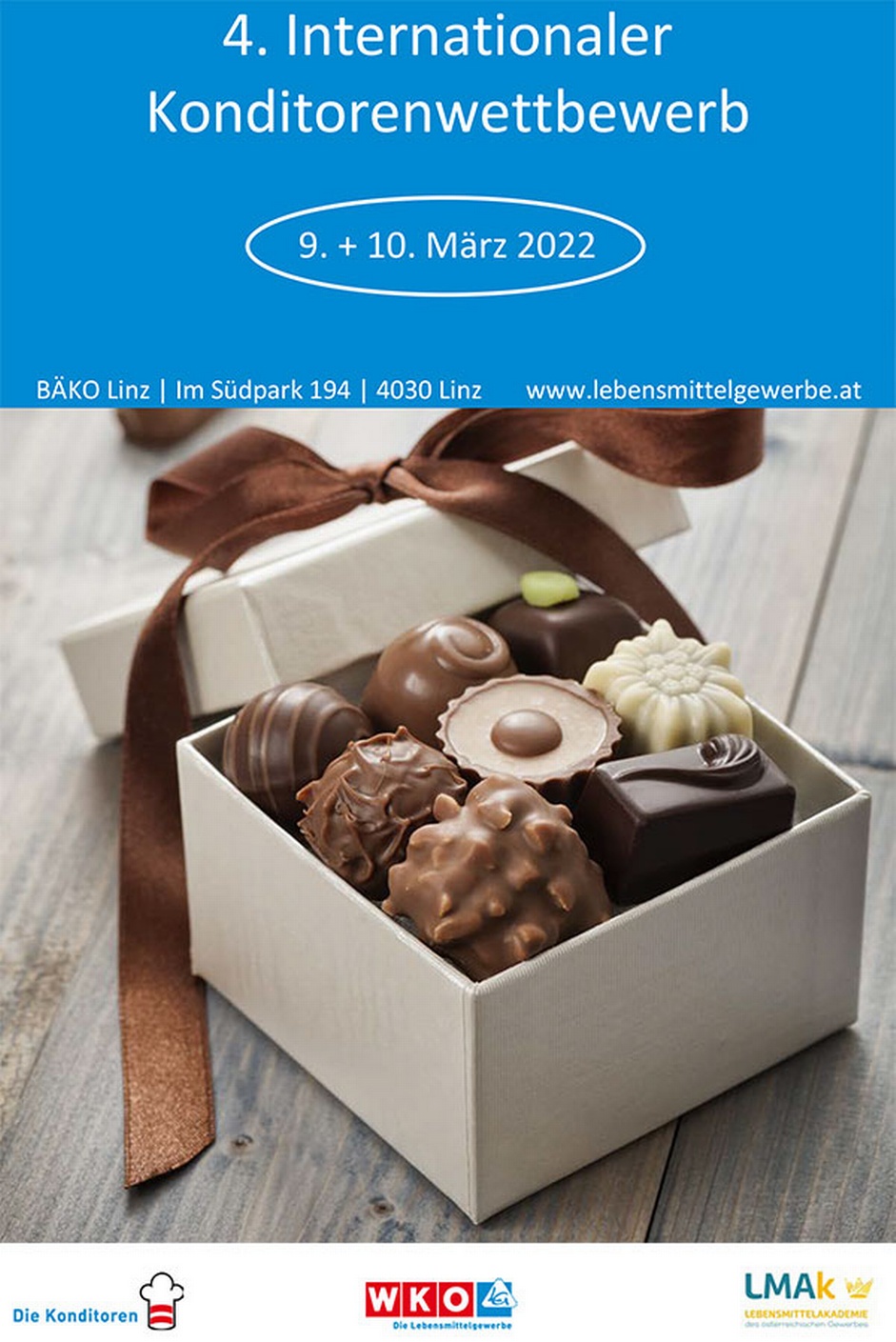 Cover Flyer zum 4. Internationalen Konditorenwettbewerb