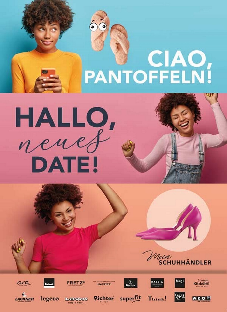 Lachende Frau, Freude , Schuhe