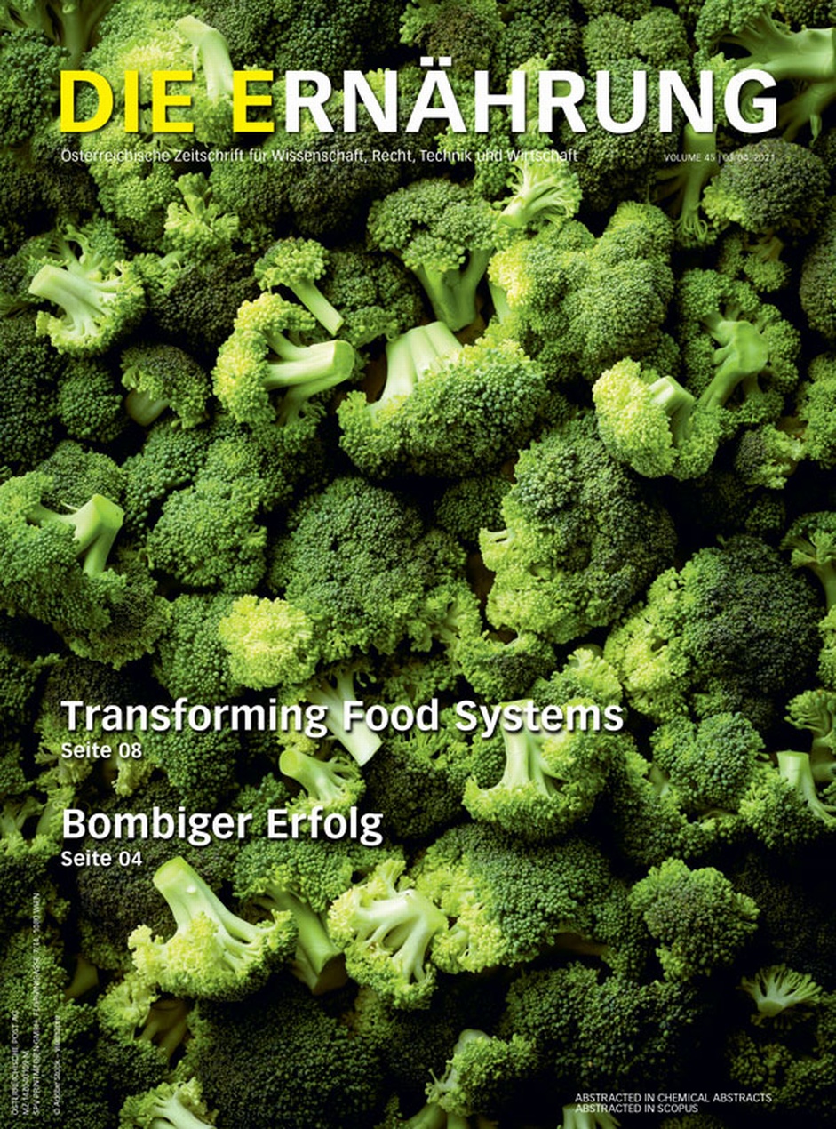 DIE ERNÄHRUNG 03.04/2021