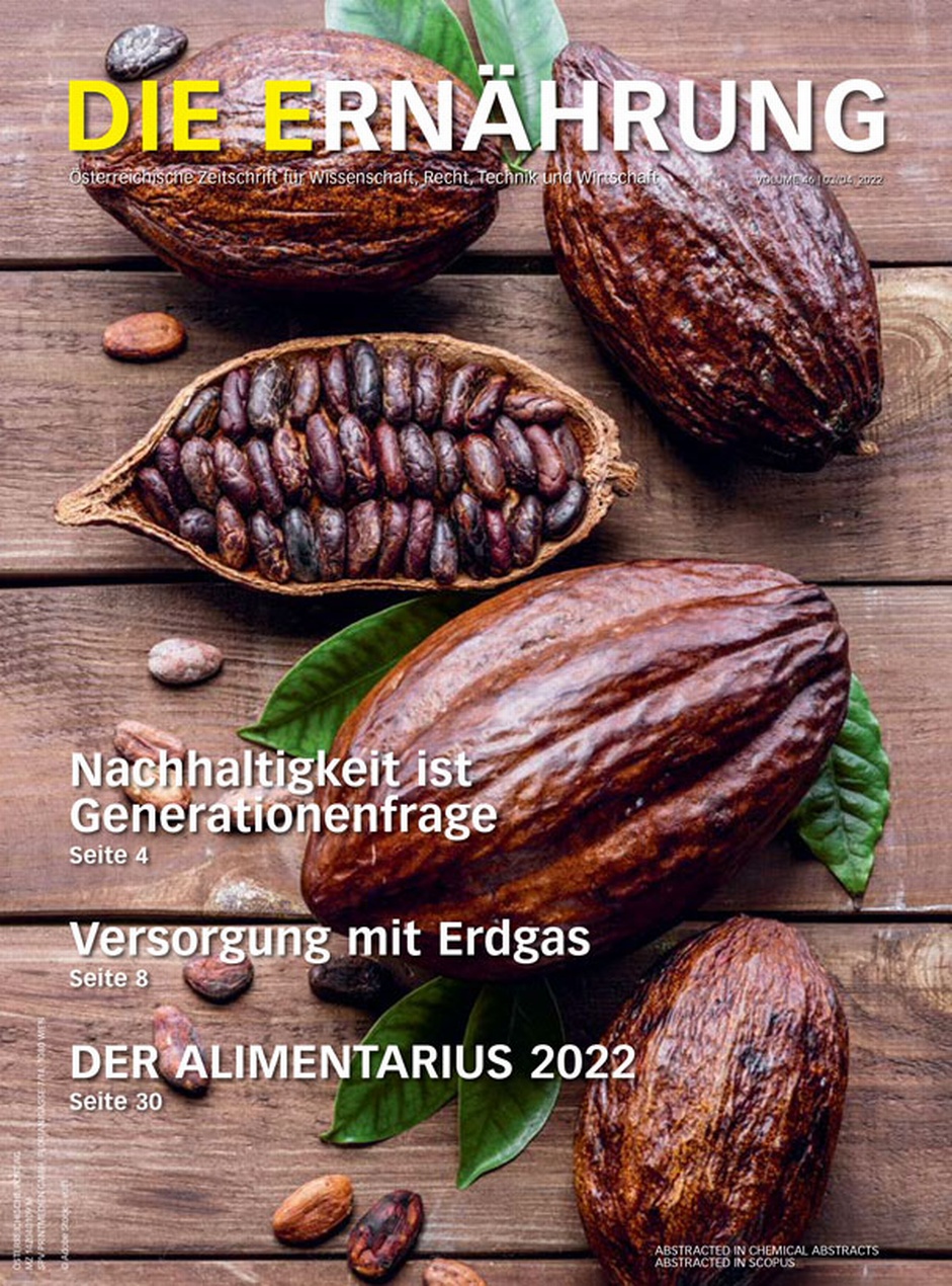 DIE ERNÄHRUNG 03/04.2022