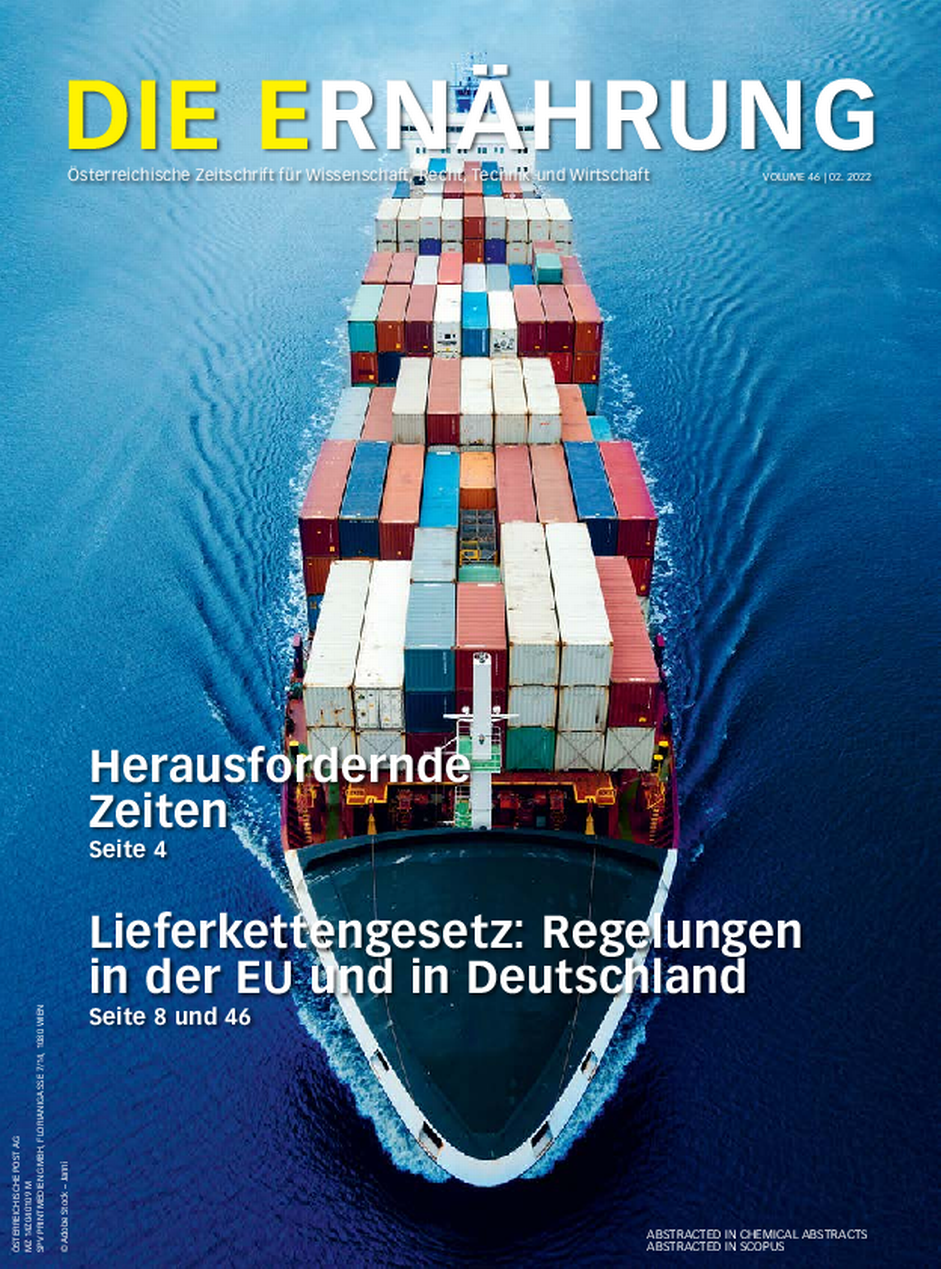 DIE ERNÄHRUNG 02.2022