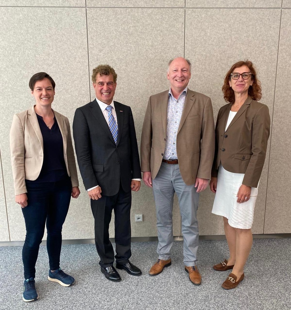 (v.l.n.r.) Melanie Kraschitzer, Wilfried Drexler, Martin Zandonella und Helga Tieben