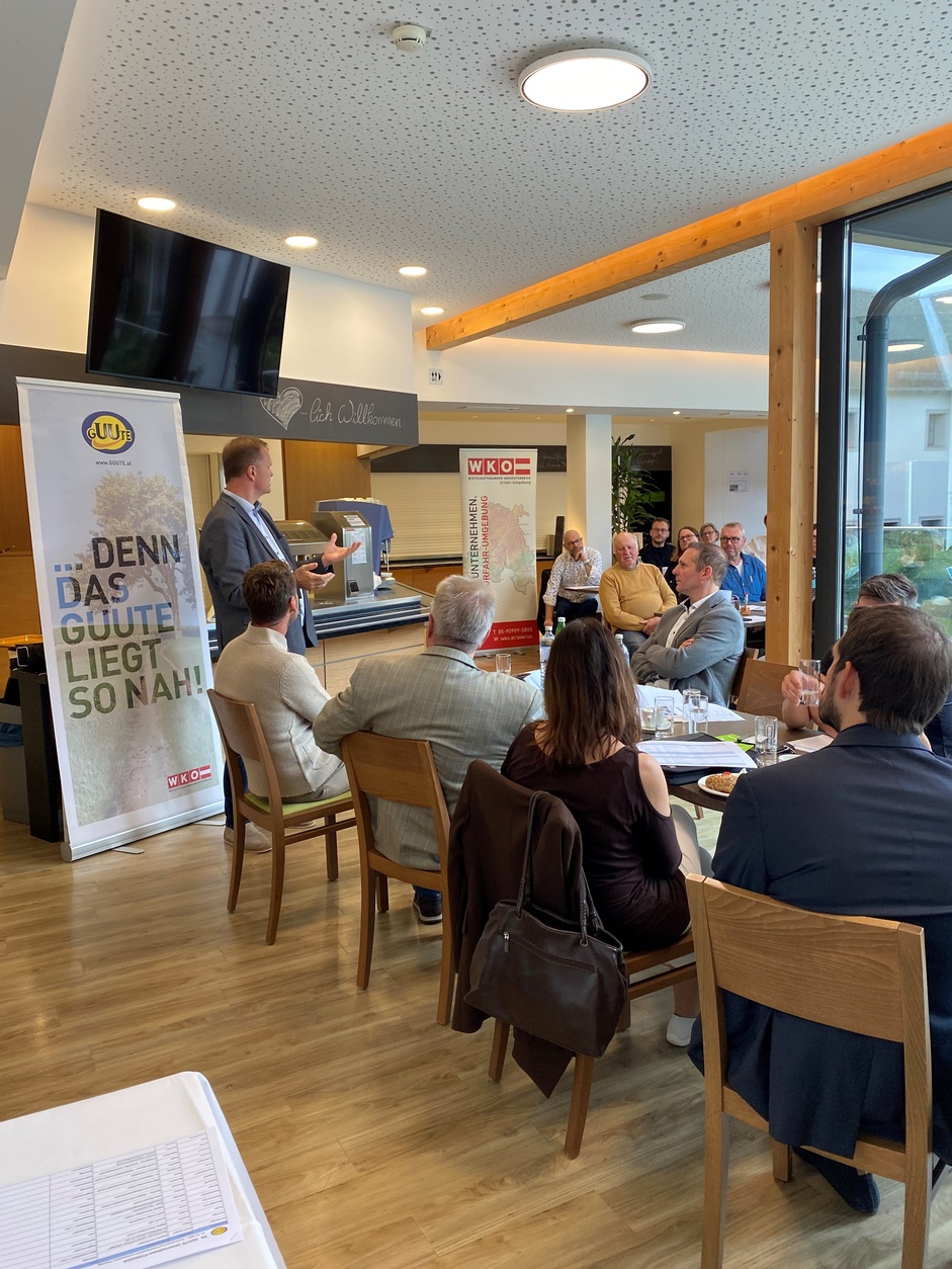 Bezirksstellenausschuss der WKO Urfahr-Umgebung im VORTUNA Gesundheitsresort