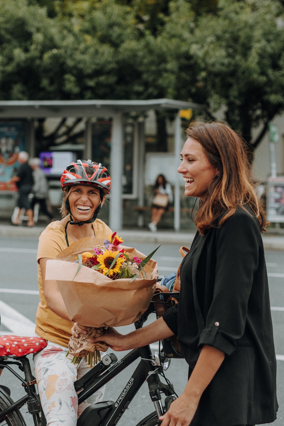 Flashmob der Floristen