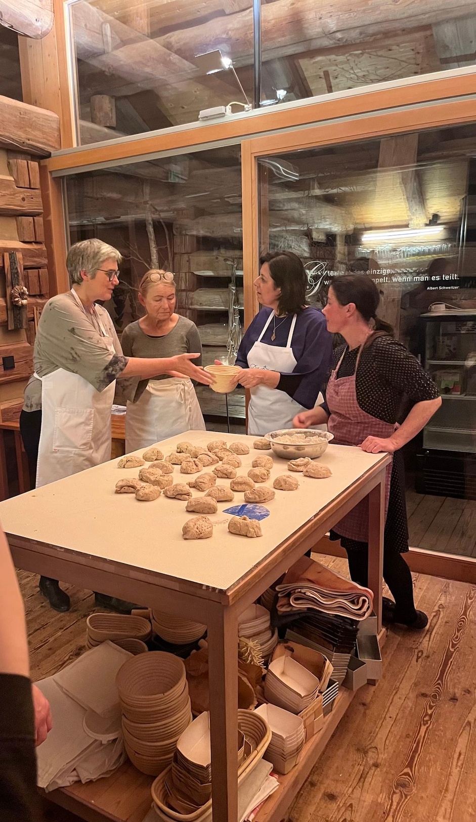 Impressionen vom IC Brotbackkurs