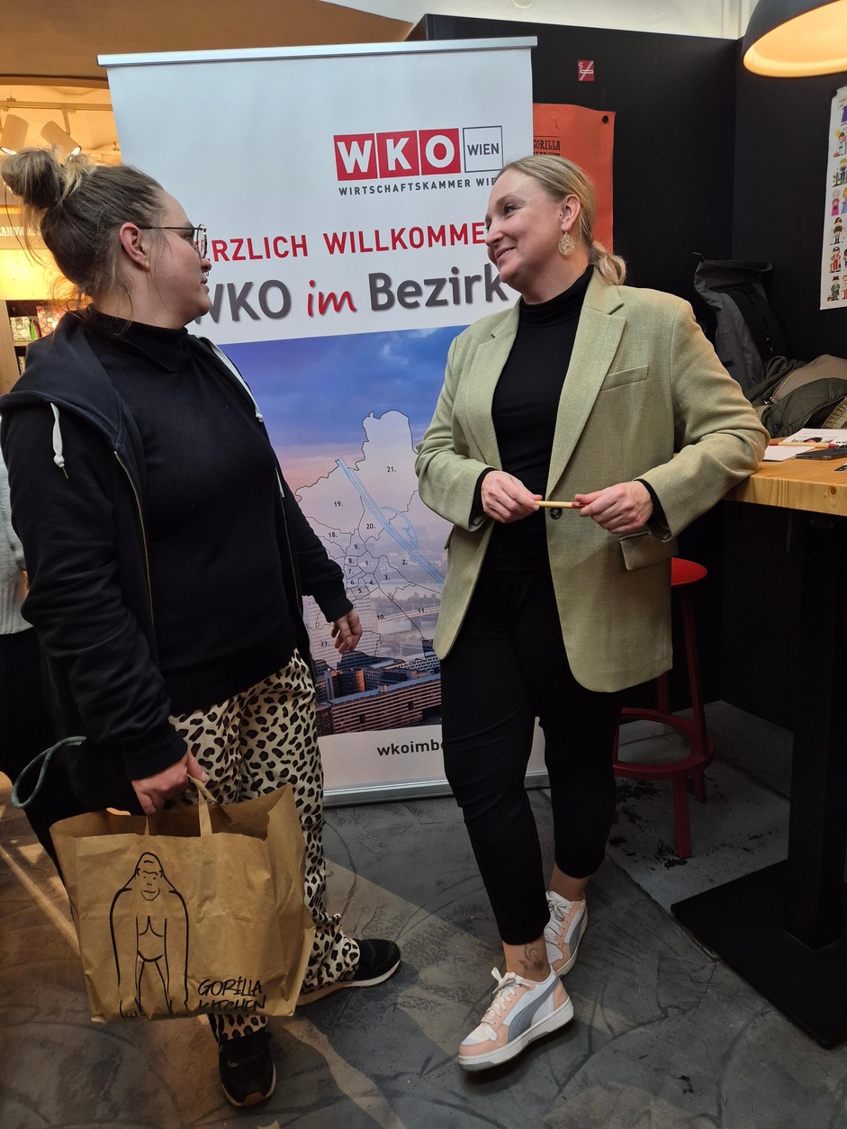 Businesstreffen mit „WK Wien-Services“