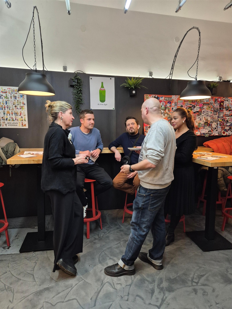 Businesstreffen mit „WK Wien-Services“