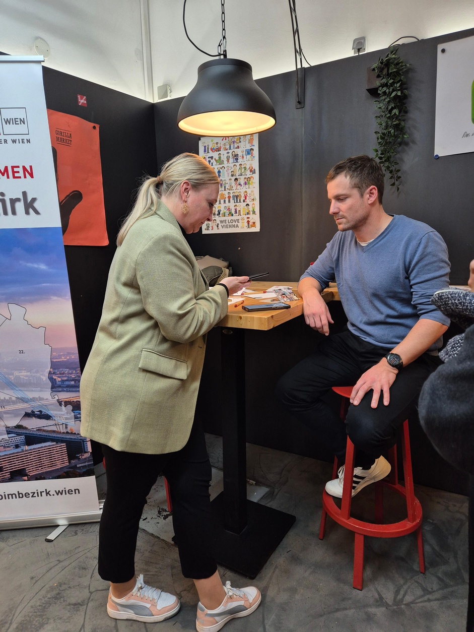 Businesstreffen mit „WK Wien-Services“