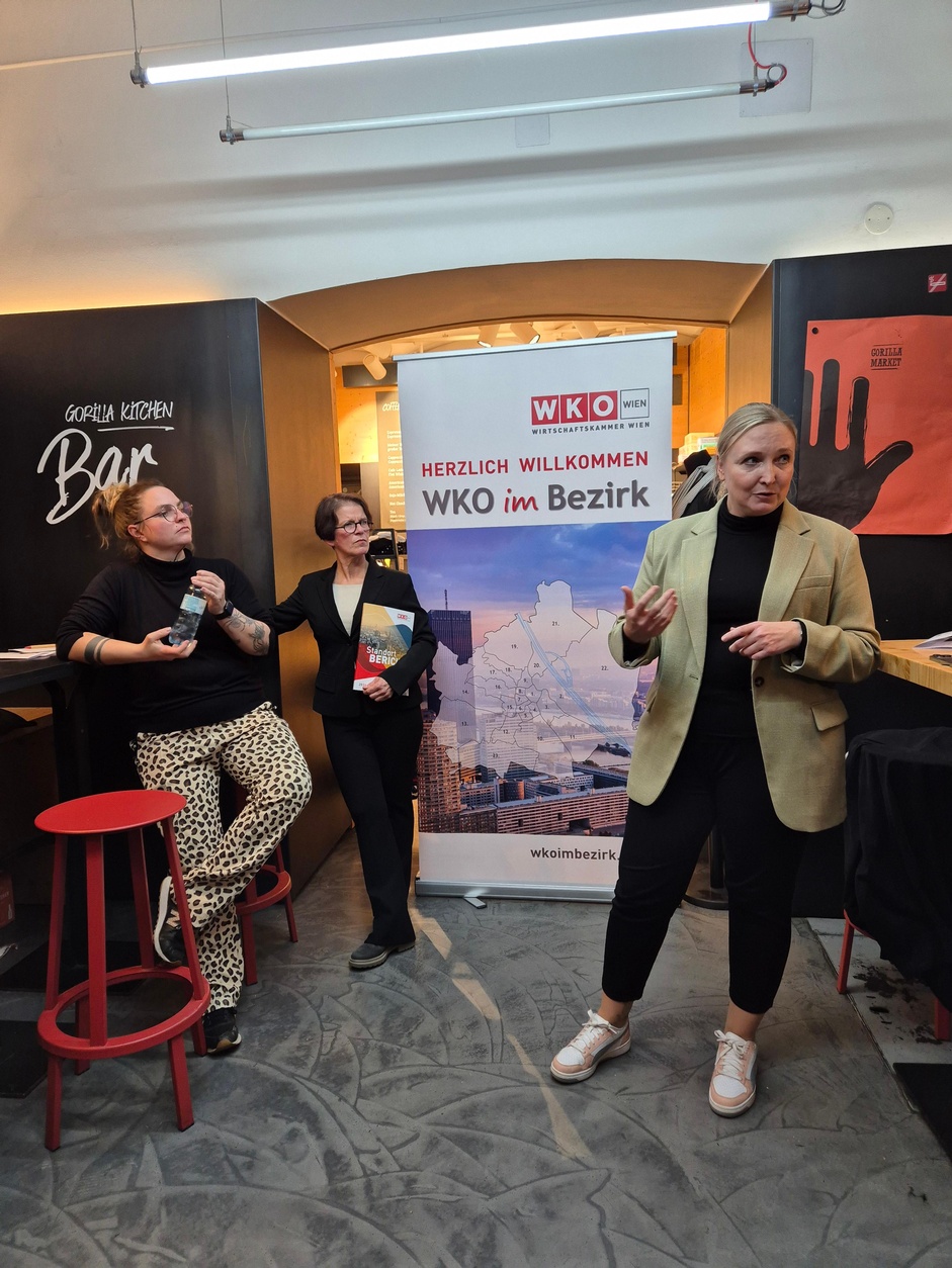 Businesstreffen mit „WK Wien-Services“