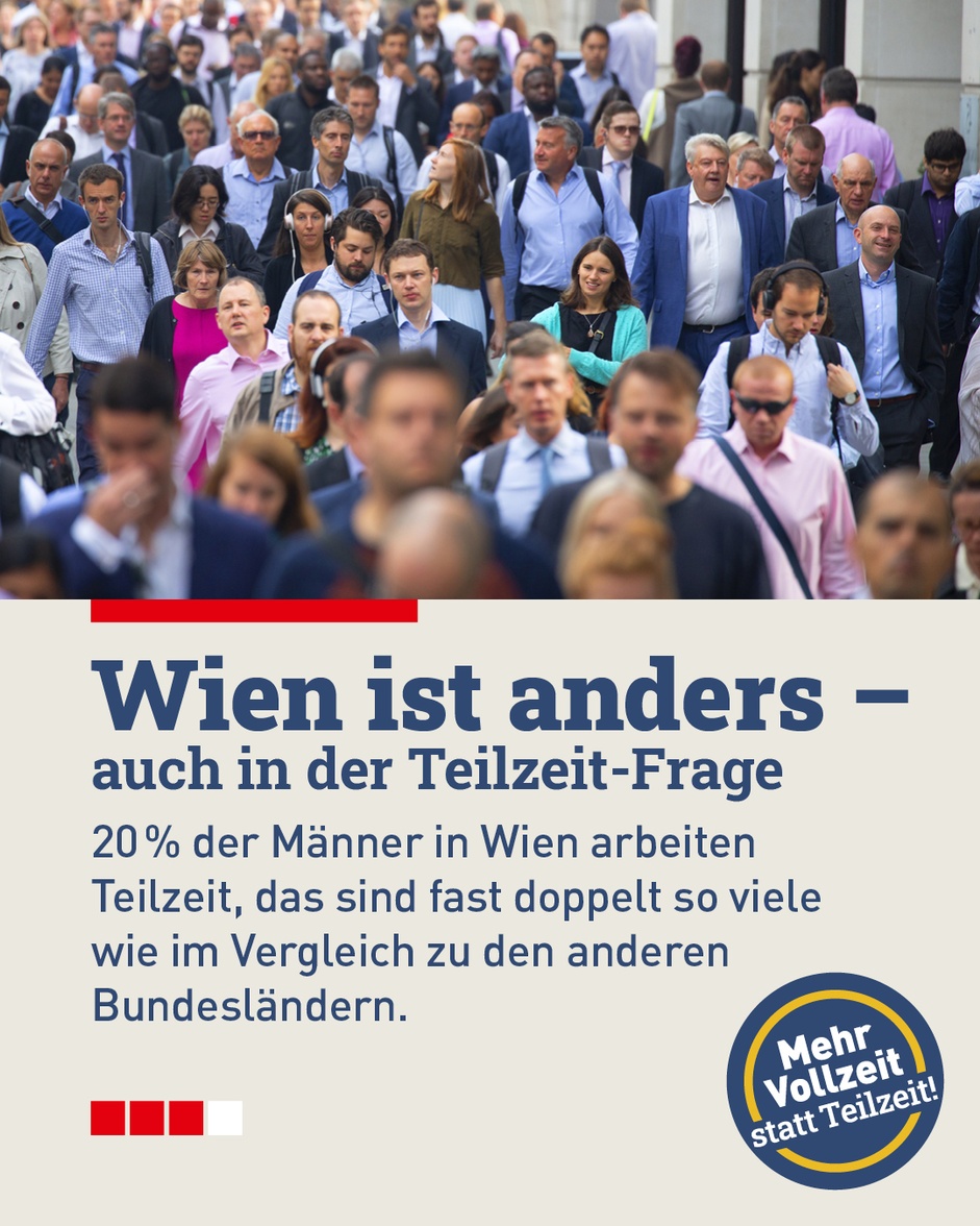 Kampagnensujets mehr Vollzeit