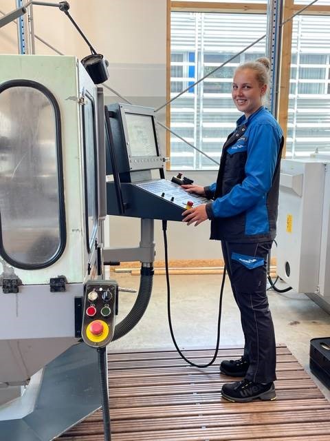 Lehrling w&auml;hrend der Ausbildung