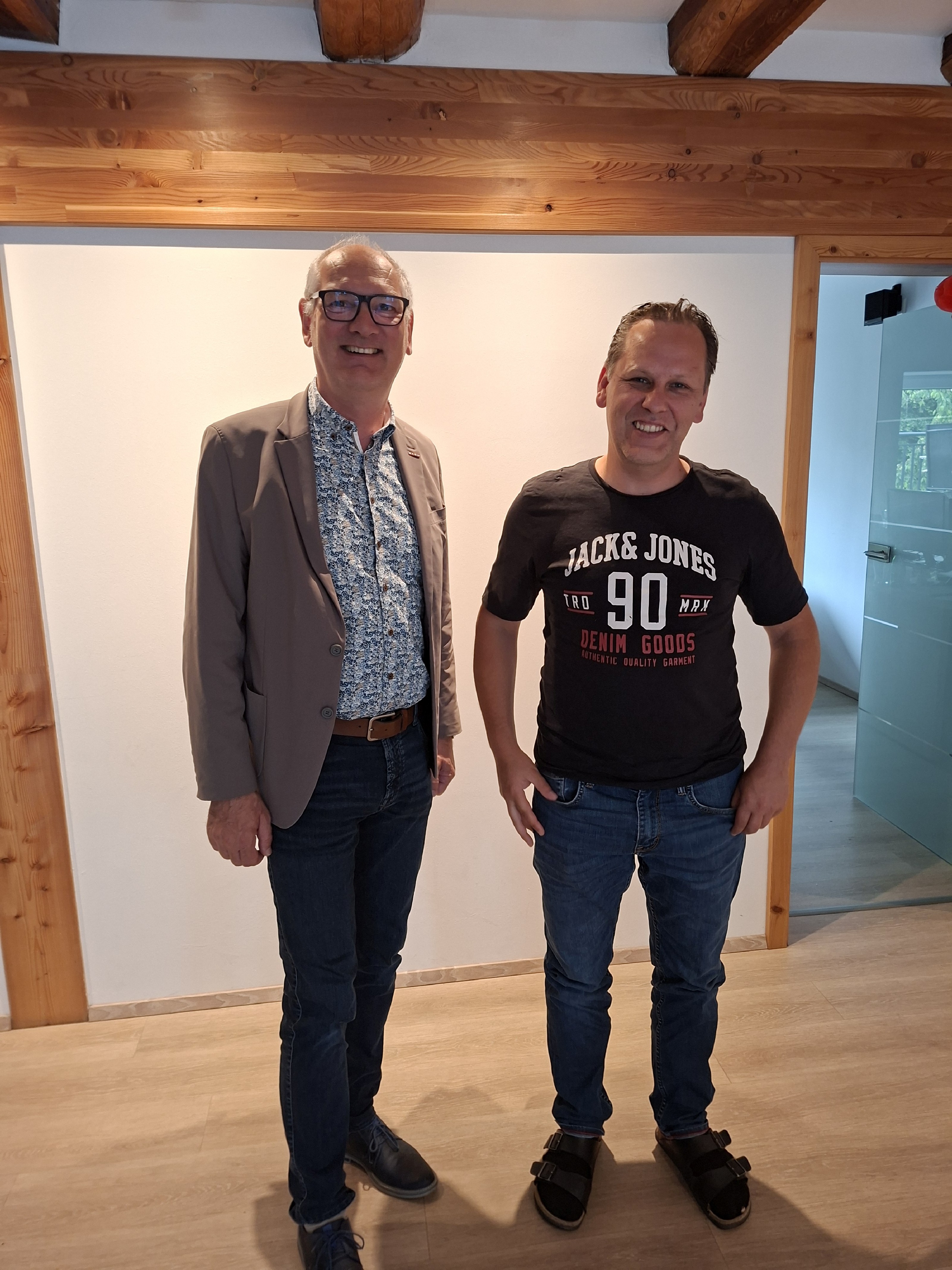v.l.: Hans Stattmann mit Christian Warmuth von der applord Information Technologies GmbH