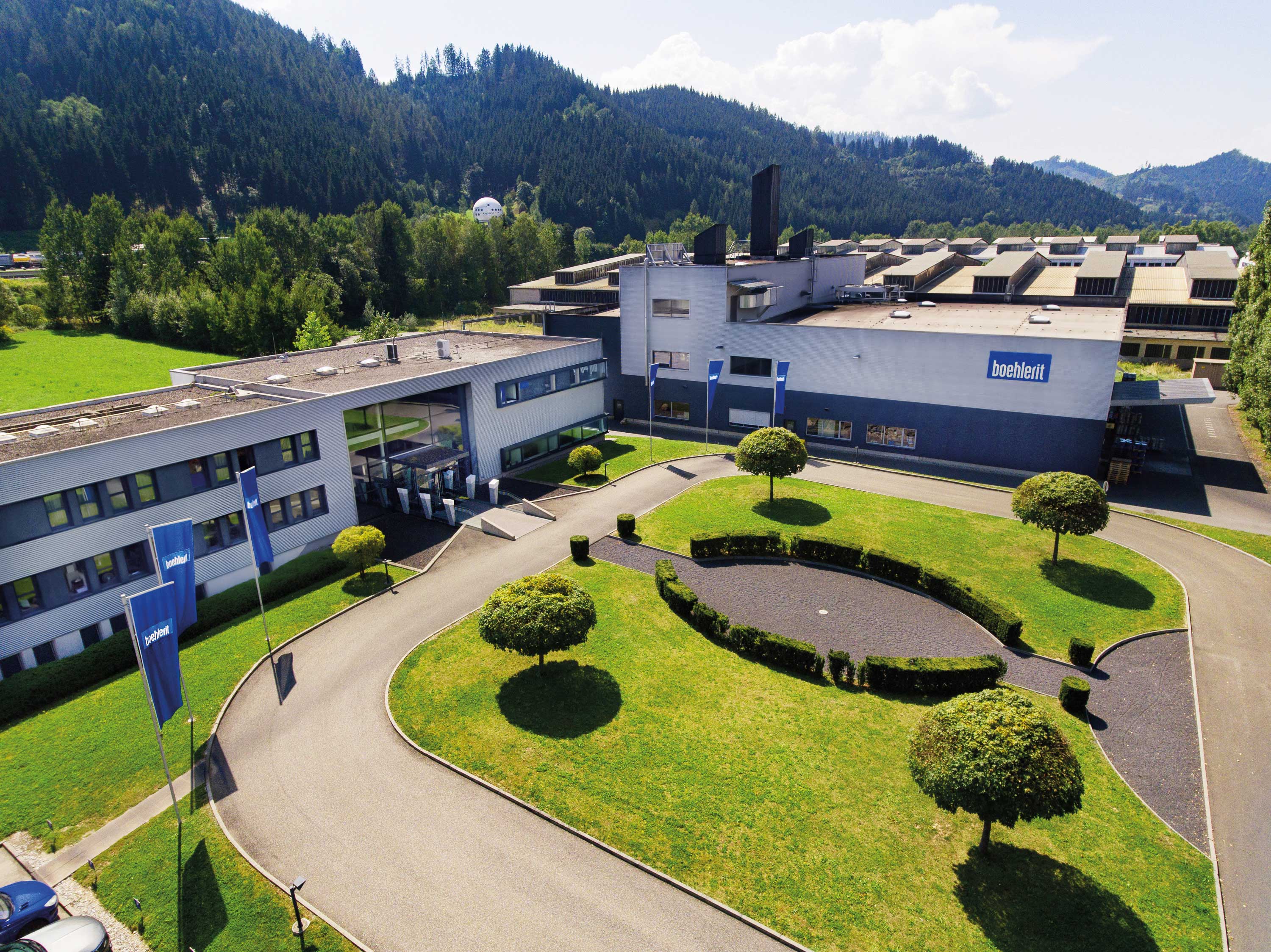 Unternehmenszentrale der Firma Boehlerit GmbH & Co KG