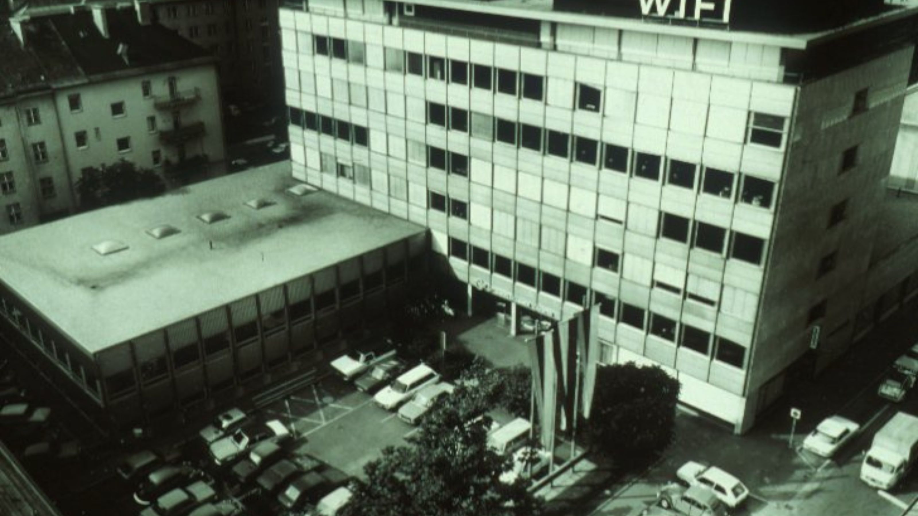 WIFI-Geb&auml;ude nach Fertigstellung