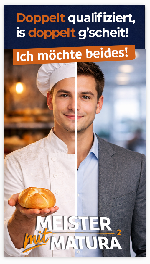 Doppelt qualifiziert, is doppelt gscheit! Ich m&ouml;chte beides!