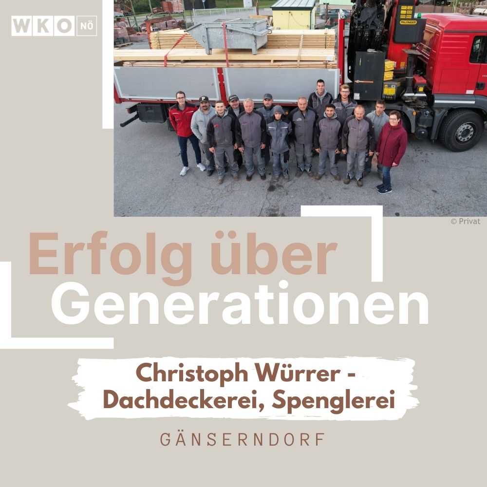 Erfolg über Generationen Christoph Würrer