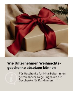 Weihnachtsgeschenke absetzten