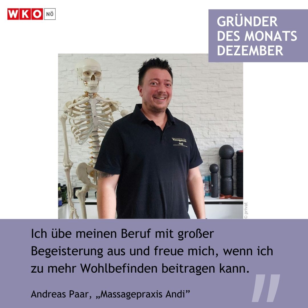 Physikalische Therapien neu bei &bdquo;Massagepraxis Andi&ldquo;