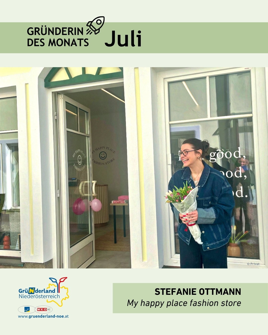 Gründerin des Monats Stefanie 