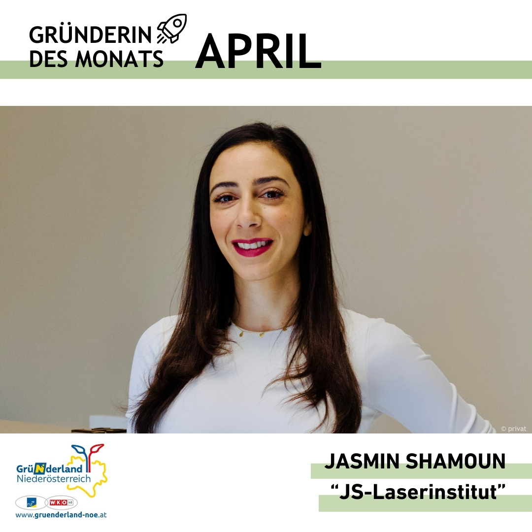 Gr&uuml;nder des Monats Jasmin Shamoun 
