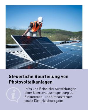 Steuerliche Beurteilung von Photovoltaikanlagen