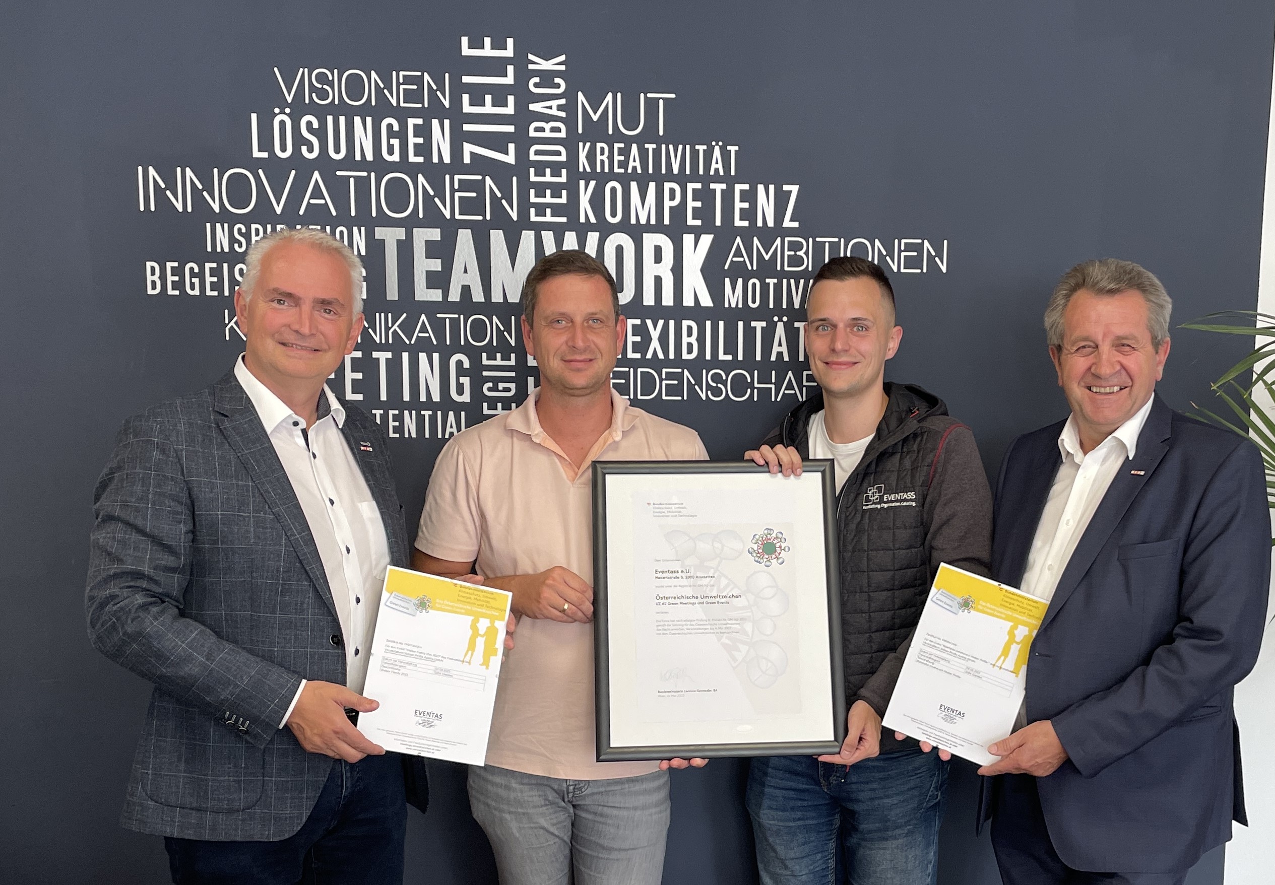 Eventas erhält Umweltzeichen