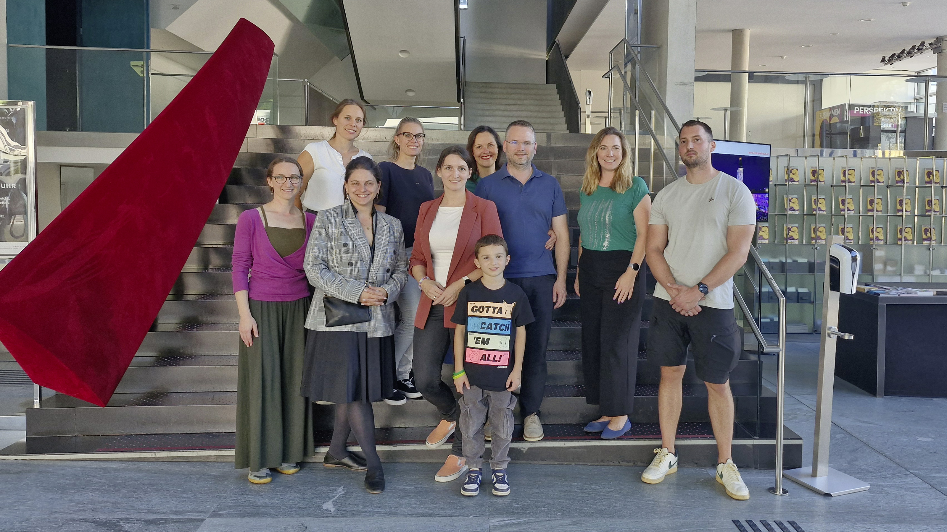 Gruppenfoto im Festspielhaus