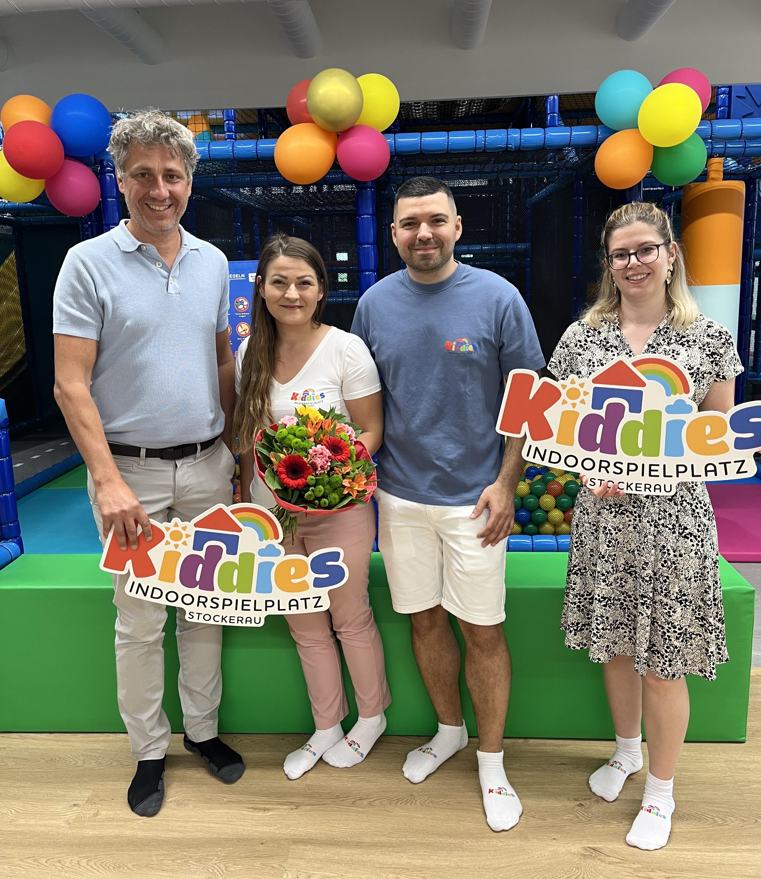 Gruppenfoto im Kiddies