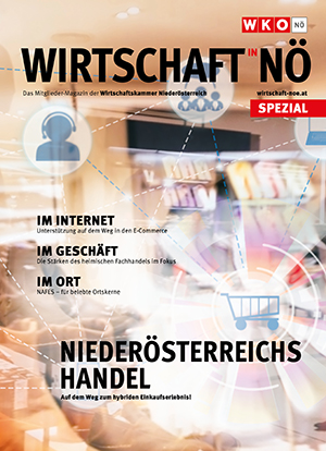 Cover Beilage Wirtschaft NÖ, Ausgabe Jänner 2022, NiederösterreichsHandel