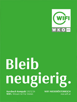 Cover Magazin Beilage Mai 2023, WIFI Kursbuch