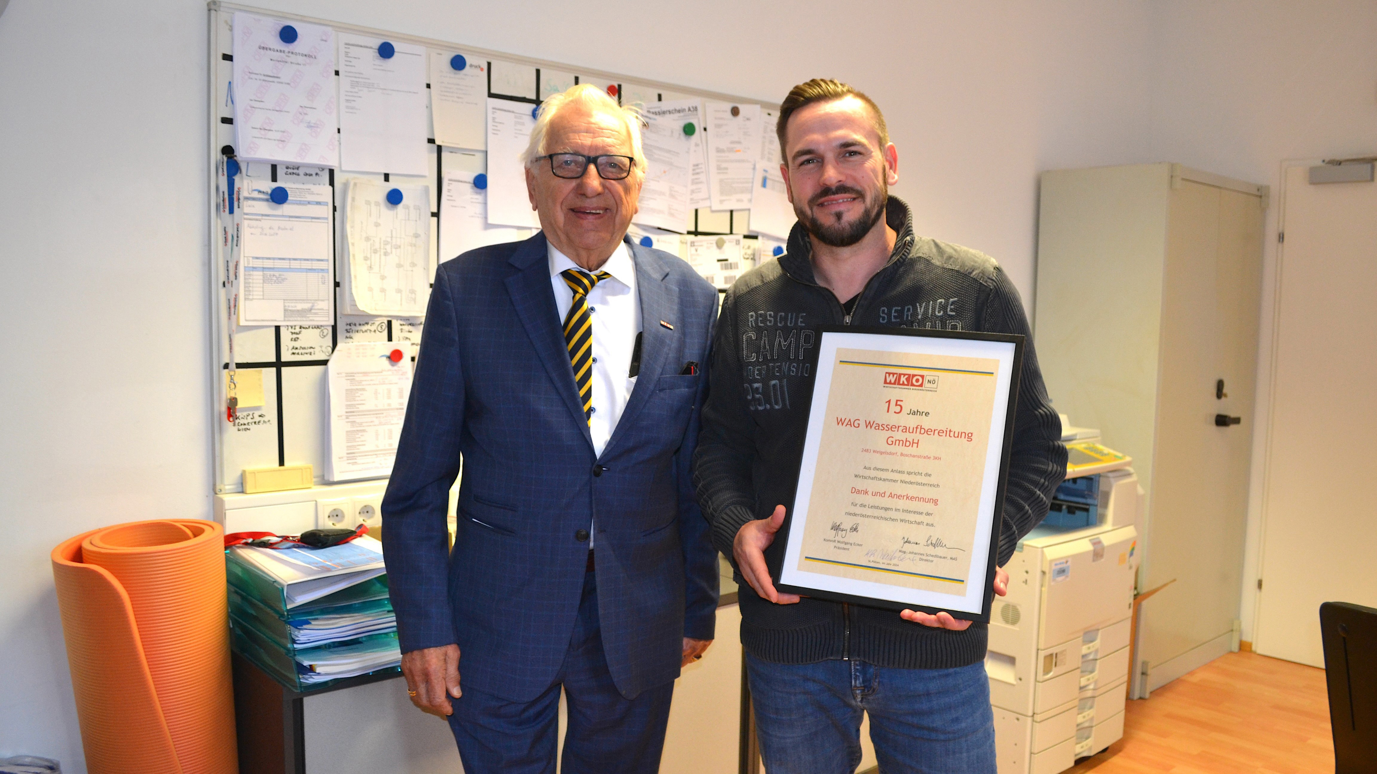 Gerhard Waitz  und Martin Machat