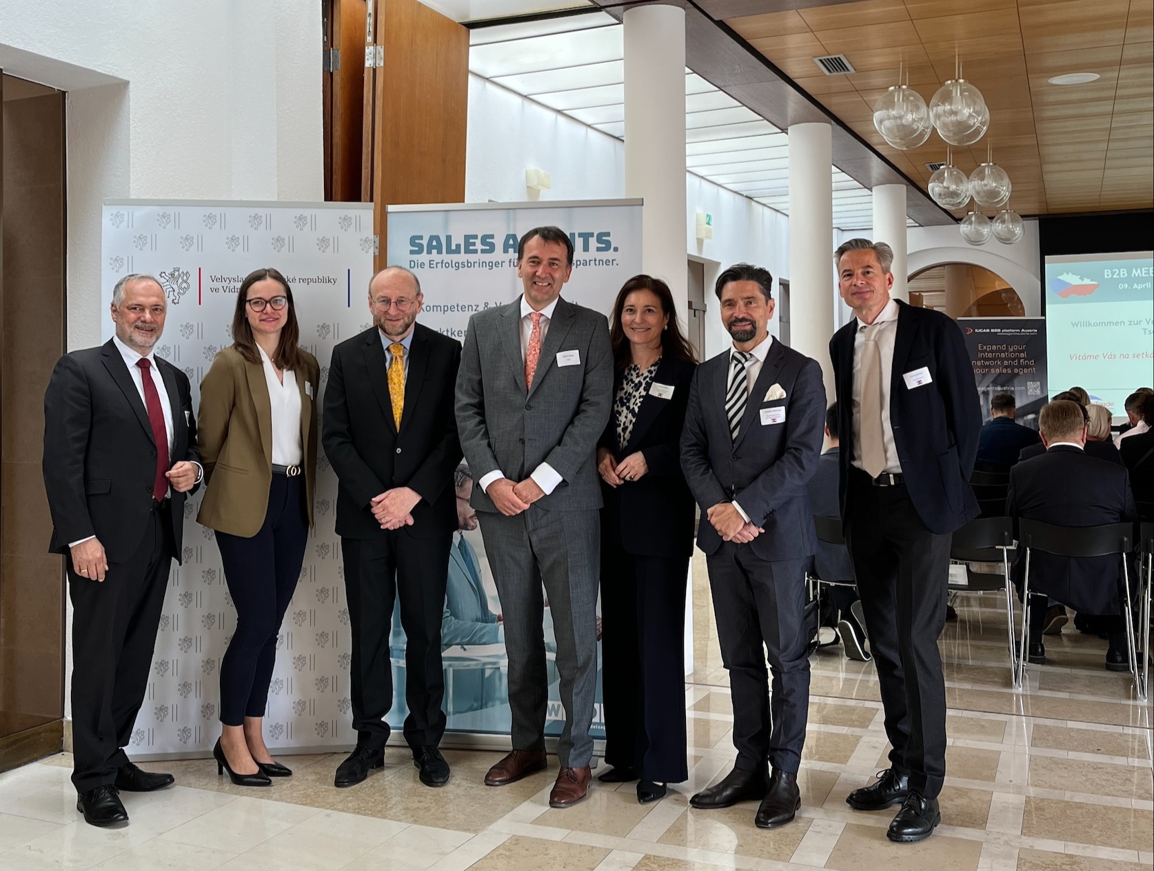 Gruppenbild der Teilnehmer der 20. Vertretungsb&ouml;rse