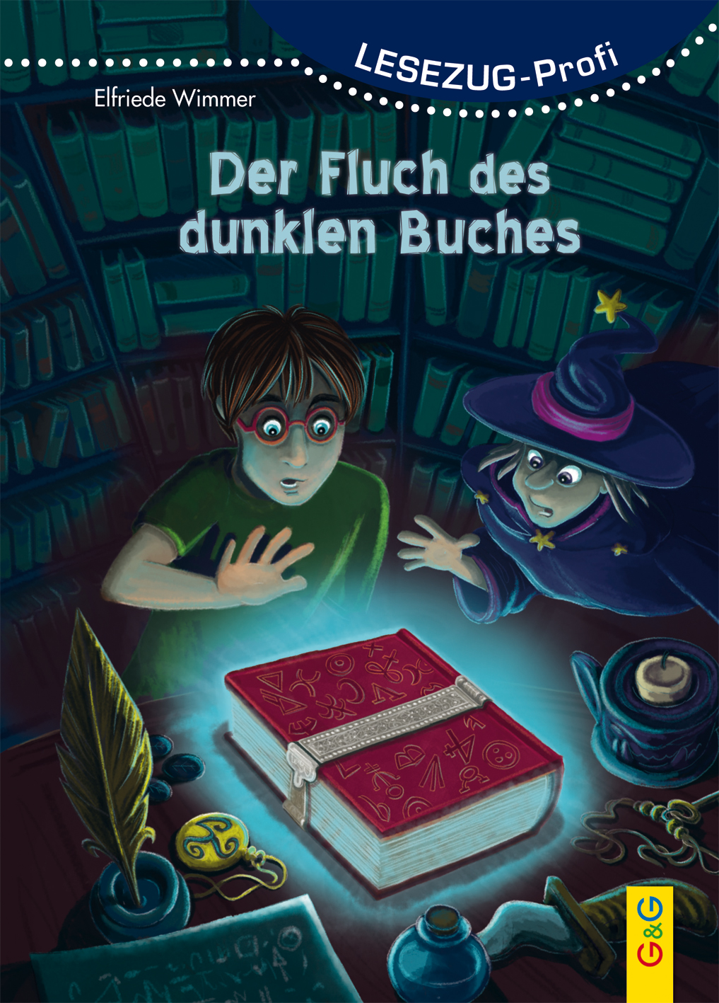 Cover des Kinderbuches: Der Fluch des dunklen Buches
