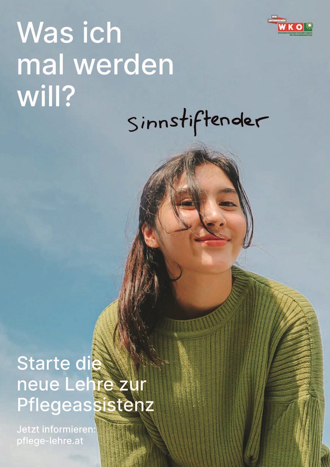 Was ich einmal werden will? sinnstiftender Starte die neue Lehre in die Pflegeassistenz