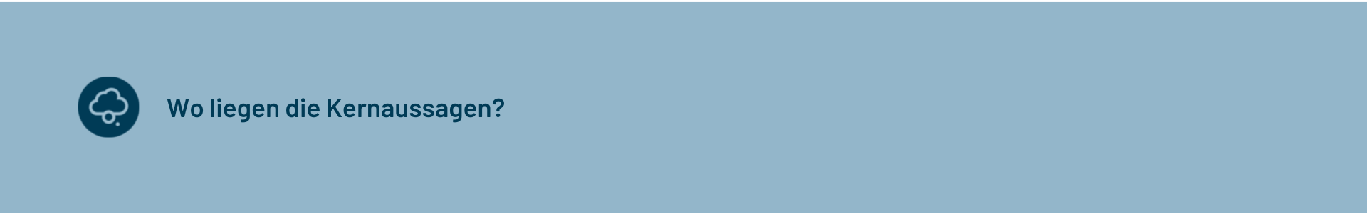 Kernaussagen