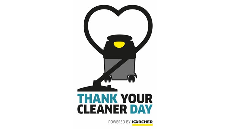 Logo: Thank You Cleaner Day - gesponsort by Kärcher