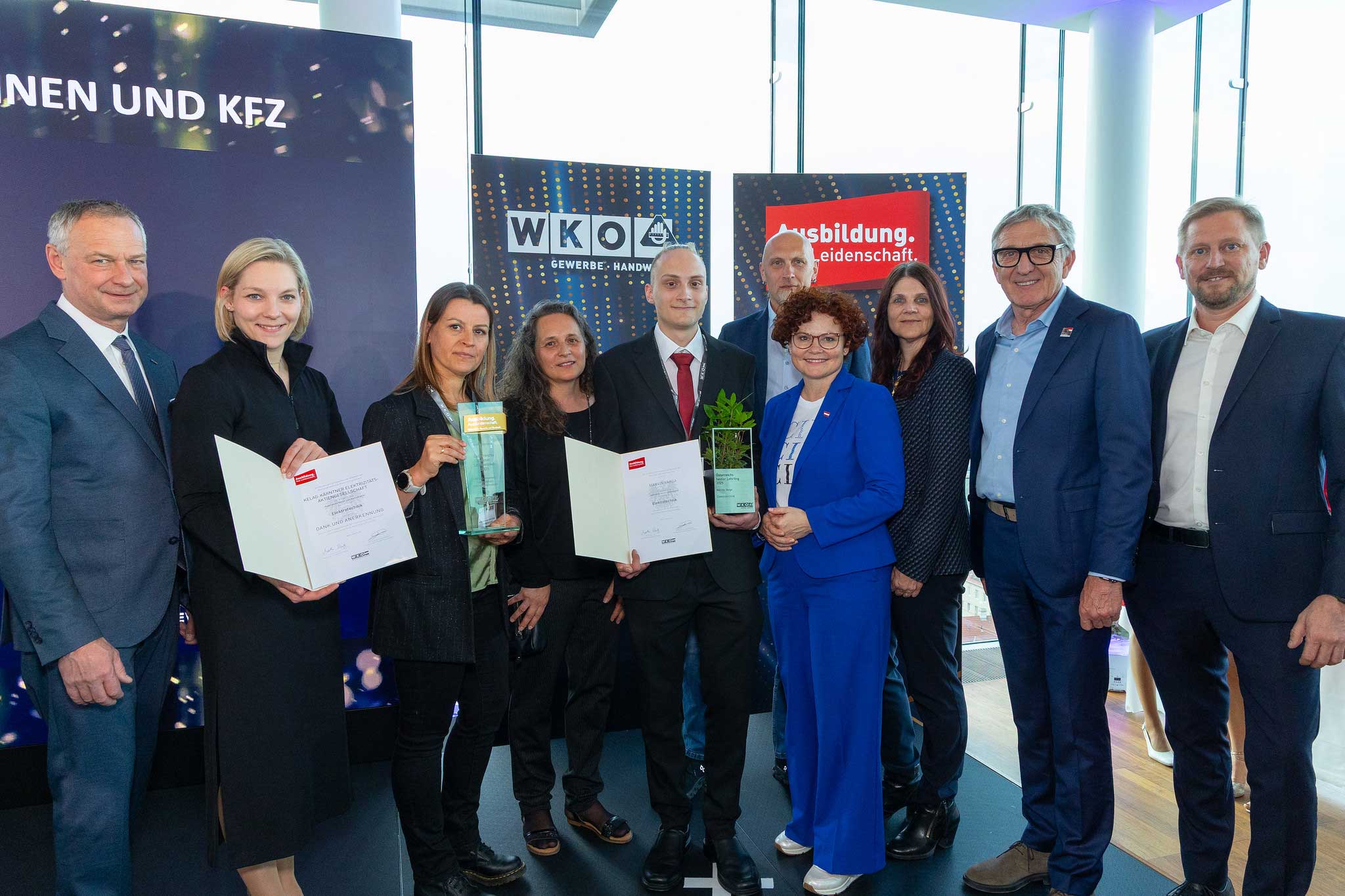Elektro-Staatsmeister Marvin Varga bei der Preisverleihung auf der Best-of-Talent-Gala