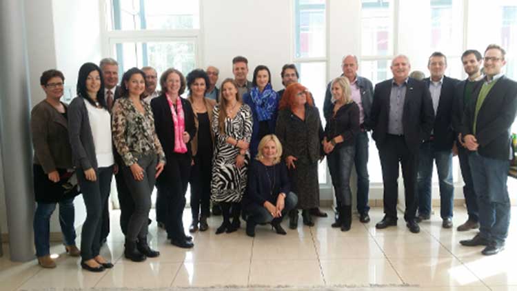 TeilnehmerInnen der Bundesinnungsausschusssitzung der Fußpfleger, Kosmetiker und Masseure am 22.10.2014 in Wien