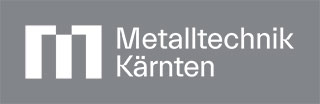 Logo Metalltechnik Kärnten weiß vor hellgrauem Hintergrund
