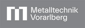 Logo Metalltechnik Vorarlberg weiß vor hellgrau
