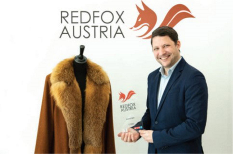 Philipp Sladky mit dem Red Fox Austria Award