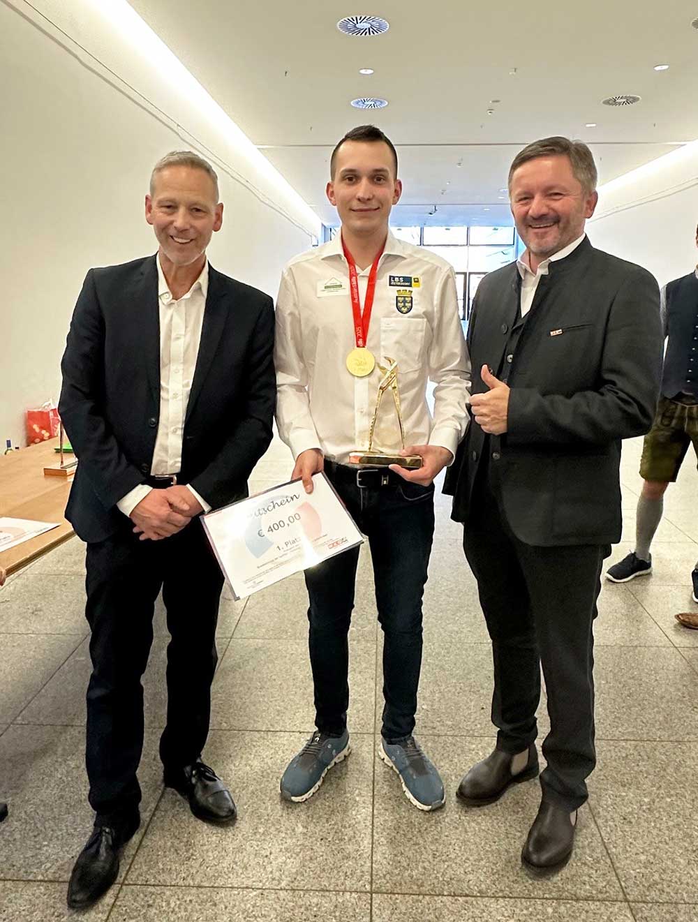 Gerald Kopsa, Marcel Riener und Anton Berger